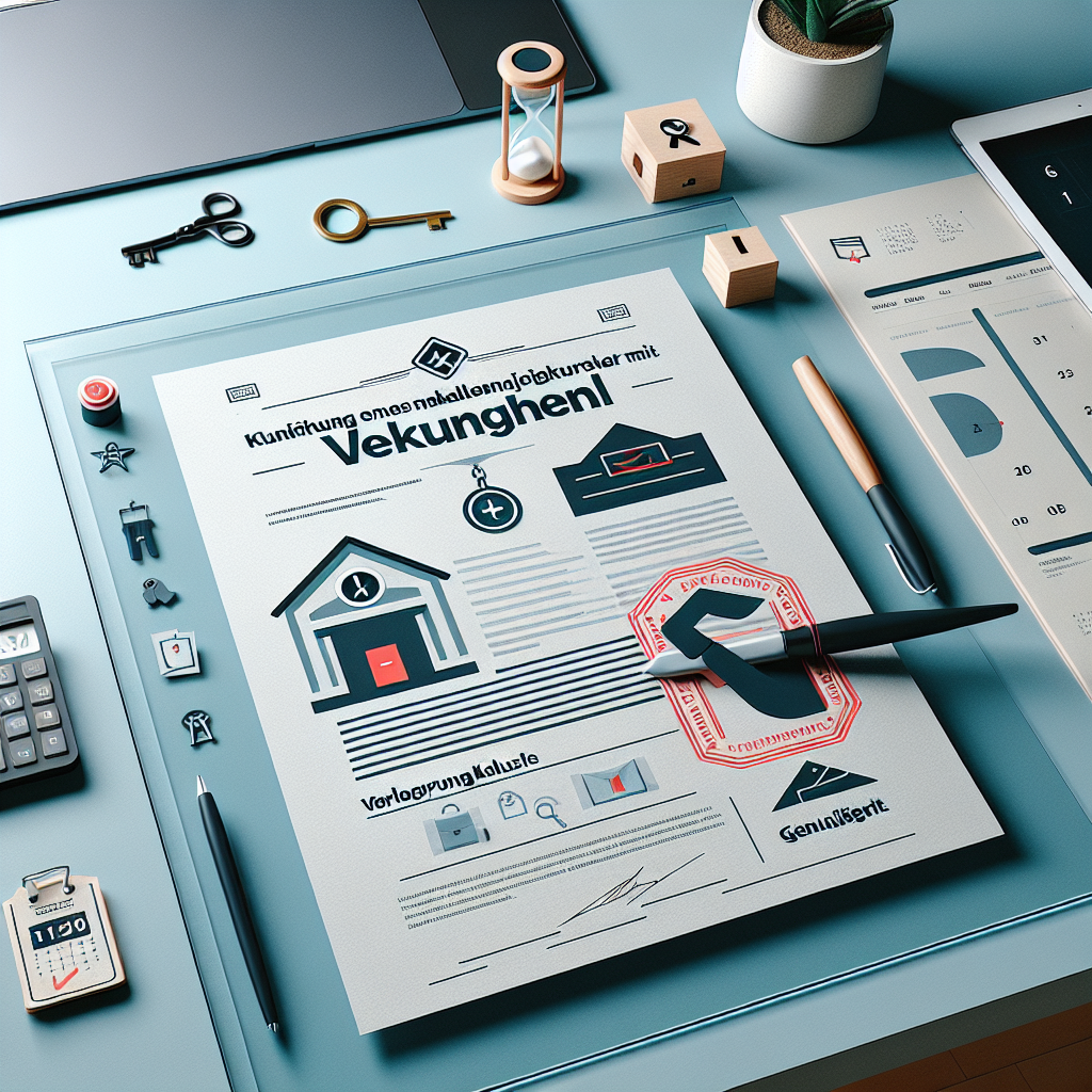 Kündigung eines Makleralleinauftrags mit Verlängerungsklausel